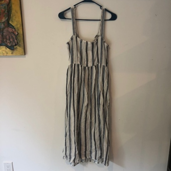 Zara Stripped Strappy Dress sz M - Spring 2019 - Picture 7 of 8